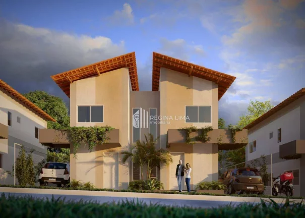 Casa duplex em condomínio fechado (em construção), 2 dormitórios à venda por R$ 173.000,00 - Cond. MORENA BRODER PARK - Sabiazal - Parnaíba/PI