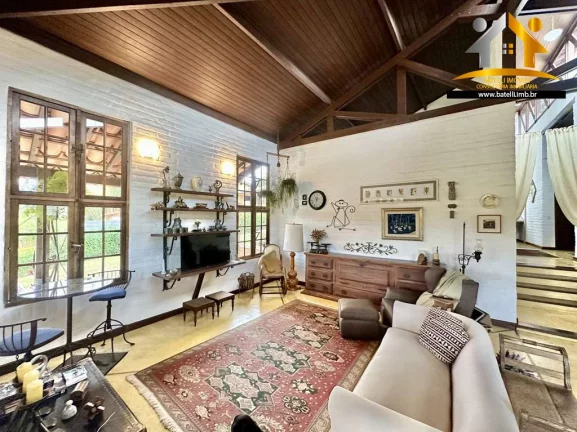 Imagem Casa à venda MOBILIADA no condomínio Paissagem Renoir na Granja Viana - Batelli Imóveis