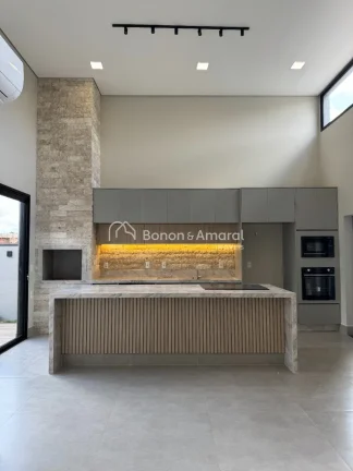 Imagem Casa térrea nova à venda com 3 quartos sendo 3 suítes, todas com armários planejados, ar condici...