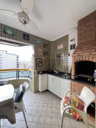 Imagem Apartamento Cobertura, 03 suites com 180m2 e 02 vagas, vista mar, Canto do forte