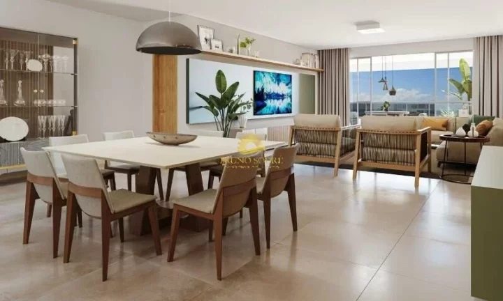 Imagem um Apartamento 4 suítes de frente para o mar com 320 metros (gigante).Idealizado para ser simplesme...