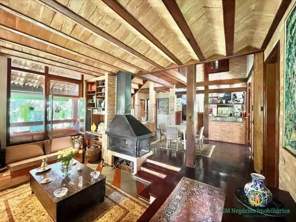 Imagem Casa com Terreno 3.300 m² - Rústica 3d/1ste + edícula. Arq. Pepe Asbun!