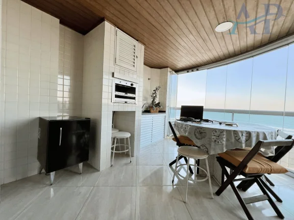 Imagem Apartamento em Praia Grande Frente Mar com 3 Dormitórios