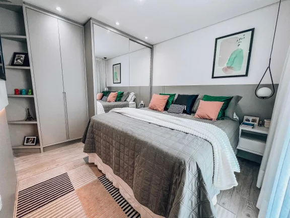 Imagem Oportunidade: Apartamento mobiliado com 2 suítes 2 vagas de garagem na Brava
