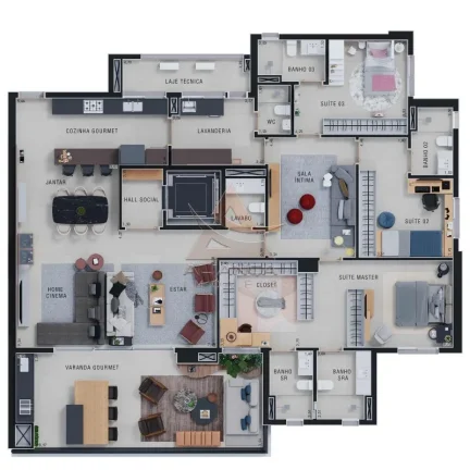 Imagem Apartamento - Ribeirão Preto - Ilhas do Sul