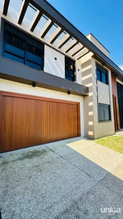 Casa nova para venda em camobi tipo sobrado alto padrão com 03 suítes + escritór