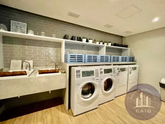 Imagem Apartamento 1 dormitório para alugar, 52 m² por R$ 5.300/mês Alphaville/SP