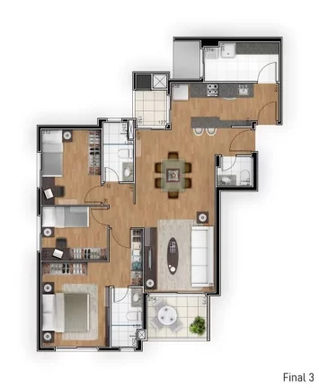 Imagem Apartamento para Venda em Curitiba, Ahú, 2 dormitórios, 1 suíte, 2 banheiros, 1 vaga