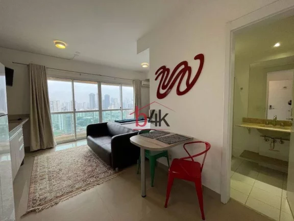 Imagem Studio mobiliado venda e aluguel no Home Boutique para com 33m² de área e 1 vaga de garagem.