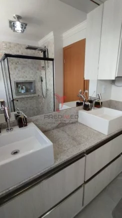 Imagem Apartamento com Varanda Gourmet, churrasqueira, Quintal de 90 mts2, Village Santana
