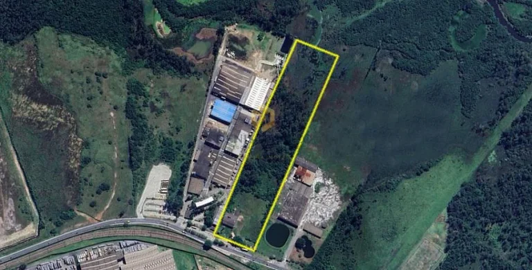 Área industrial 73.913m² com galpão 1.000m², ZUP1 - Suzano