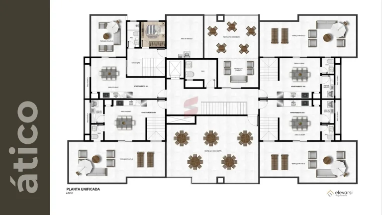 Imagem APARTAMENTO com 3 dormitórios à venda por R$ 458.000,00 no bairro Centro - PINHAIS / PR