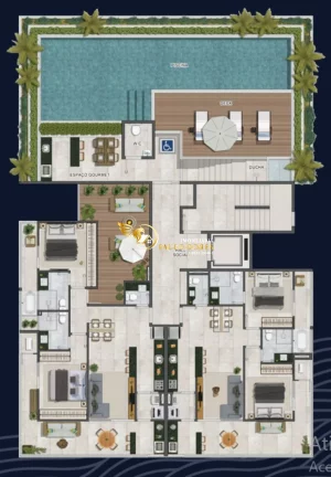 Imagem APARTAMENTO À VENDA COM 3 SUÍTES MAIS LAVABO NO ITAGUÁ EM UBATUBA-SP