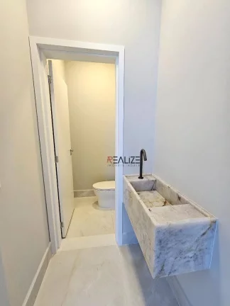 Imagem Casa alto patrão com 3 suítes à venda, 210 m² por R$ 2.250.000 - Condomínio Villa Sapezal - Indaiatuba/SP