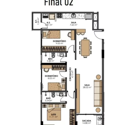 Imagem Excelente apartamento na Tupi!!!