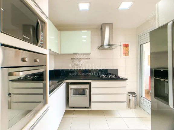 Imagem Apartamento Mobiliado Venda Alphaville Centro com 2 quartos e 2 vagas 155 m² por R$2.000.000 - Barueri/SP