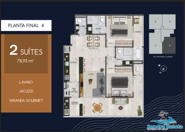 Imagem Shakam Residence apartamentos de 2 dormitórios no Itaguá/Ubatuba