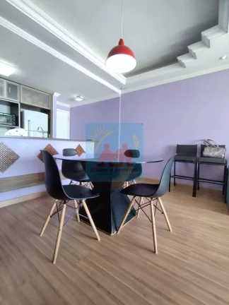 Imagem Apartamento com 70m² e Vista Total para o Mar na Vila Mirim, Praia Grande/SP, 580mil
