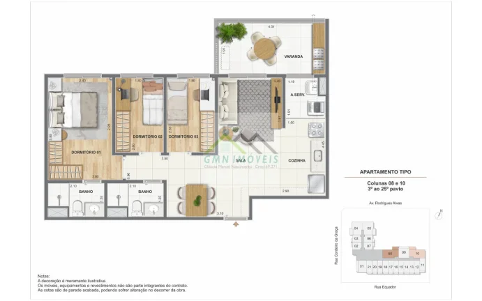 Imagem Farol da Guanabara - Apartamento 1 quarto, Porto Maravilha,RJ