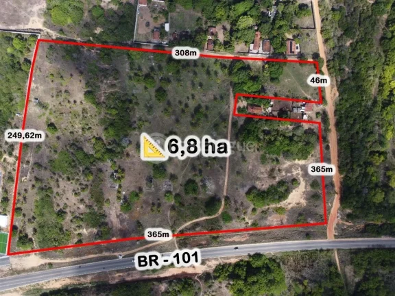 Imagem Área na BR - 101 - Em São Gonçalo do Amarante 6,8 Ha
