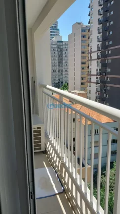 Imagem Studio mobiliado de 25m² em Pinheiros, São Paulo: 1 quarto, 1 banheiro. Locação por R$ 3.500.