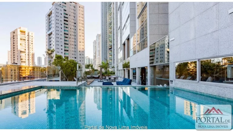 Apartamento novo a venda no Vila da Serra, 260 m² com área de lazer completa