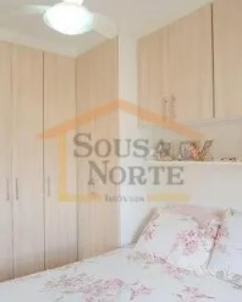 Imagem Apartamento de 56 m², com 2 dormitórios e 1 vaga coberta. Todos os ambientes contam com móveis pl...