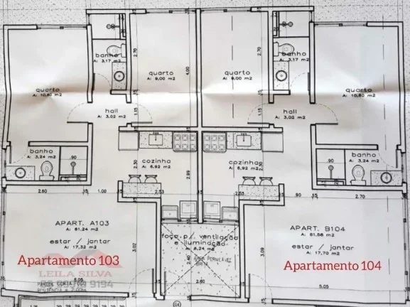 Imagem Apartamento 2 dormitórios para Venda em Teresina, Cabral, 2 dormitórios, 1 suíte, 2 banheiros, 1 vaga