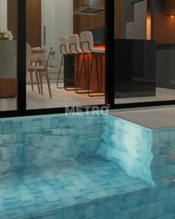 Imagem 3 suítes, duas delas com closets, Piscina, Área gourmet com churrasqueira.