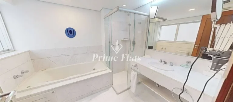 Imagem Flat disponível para locação no Etoile Hotels George V Itaim Bibi, com 60m², 1 dormitório e 1 vaga de garagem