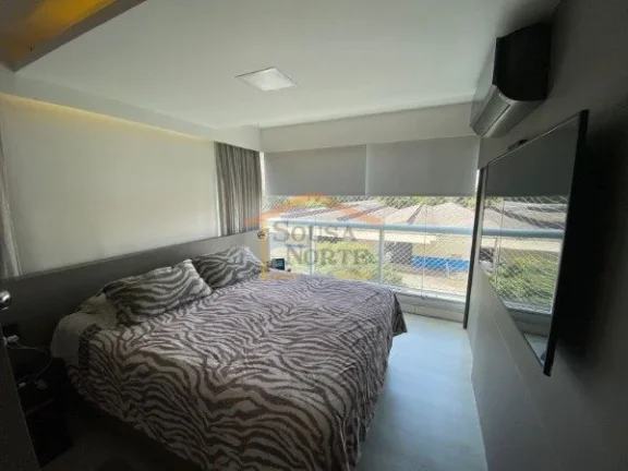 Imagem Apartamento com 120 m², possui 3 dormitórios, sendo 3 suítes, total de 4 banheiros com o lavabo, ...