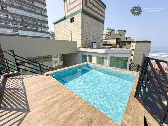 Imagem Cobertura com 3 dormitórios à venda, 232 m² por R$ 1.580.000 - Tupi - Praia Grande/SP