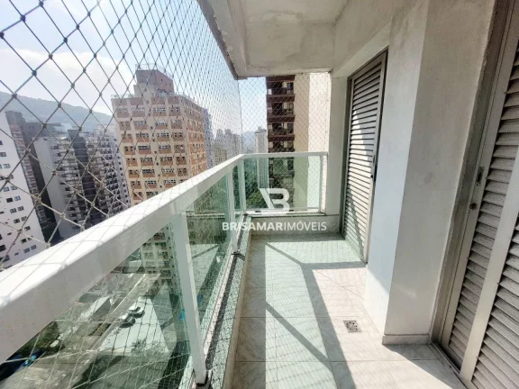 Imagem Apartamento com 3 dormitórios à venda, 103 m² por R$ 570.000,00 - Pitangueiras - Guarujá/SP