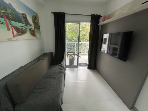 Imagem APARTAMENTO PRAIA GRANDE com 2 dormitórios sendo 1 suíte,1 vaga de garagem,varanda gourmet com churrasqueira