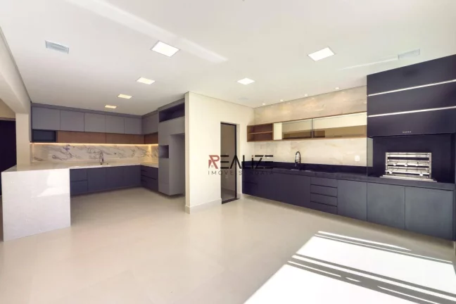 Imagem Casa moderna com 3 suítes e escritório à venda, 230 m² por R$ 1.730.000 - Condomínio Park Gran Reserve - Indaiatuba/SP