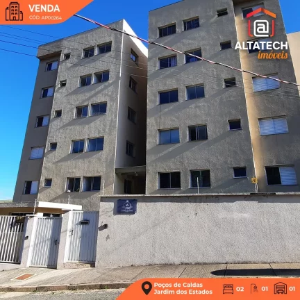 Imóvel com 2 Quartos à Venda, 47 m² em Jardim Dos Estados - Poços De Caldas