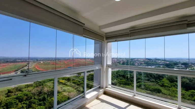 Imagem Excelente apartamento em andar alto, com vista privilegiada da varanda gourmet fechada com vidro e a...