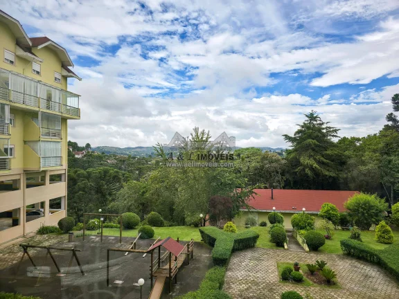 Imagem Apartamento 2 Dorms com Lareira e Vista para o Vale — Campos do Jordão