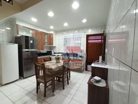 Imagem Lindo Sobrado com 2 dormitórios à venda, 117 m² por R$ 550.000 - Jardim Casqueiro - Cubatão/SP