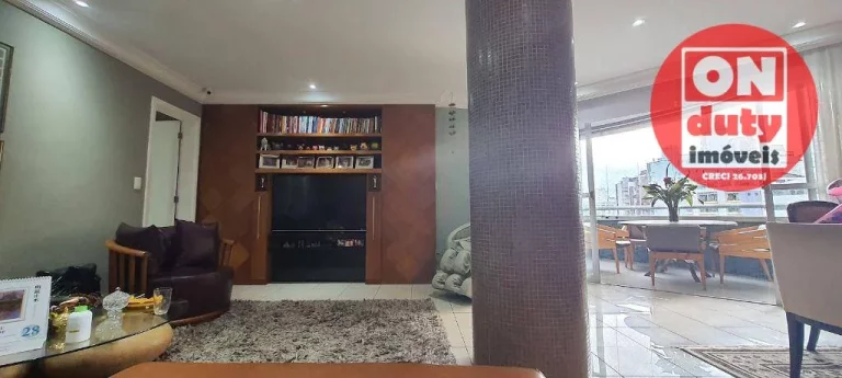 Imagem Apartamento, 152 m² - venda por R$ 1.650.000 ou aluguel por R$ 11.000/mês - Gonzaga - Santos/SP