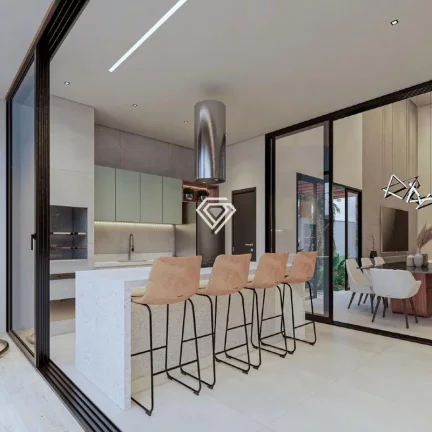 Imagem Casa 3 Suítes + Escritório, 210 m² c/ lazer na 505 Sul