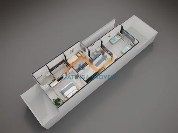 Imagem Casa de 3 quartos e 2 vagas de garagem no Residencial Bethânia