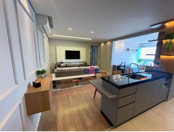Imagem Apartamento com 2 dormitórios à venda, 77 m² por R$ 1.070.000,00 - Ponta da Praia - Santos/SP