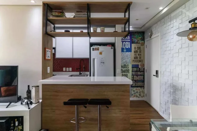 Imagem Apartamento com 62 m2, 2 dormitórios (1 suíte) e 1 vaga à venda na Barra Funda, São Paulo