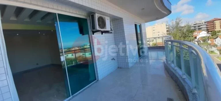 Imagem Apartamento linear, 2 quartos, 90 m², Braga - Cabo Frio