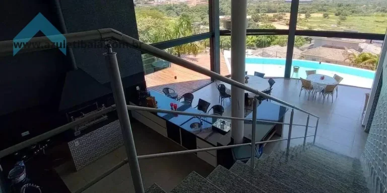 Imagem Casa de luxo no Porto Atibaia  3 suítes, piscina e lazer