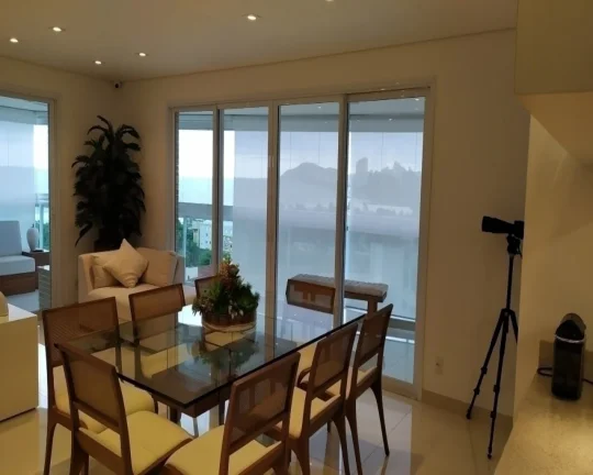 Imagem Lindo apartamento com vista total, sacada gourmet e lazer na Enseada