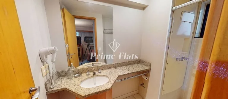 Imagem Flat disponível para locação no Transamérica Executive Faria Lima, com 29m², 1 dormitório e 1 vaga de garagem