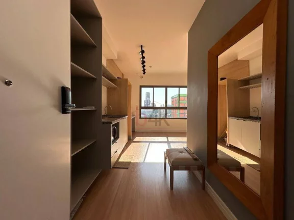 Imagem Apartamento studio com 1 dormitório para alugar no Highlight Campo Belo