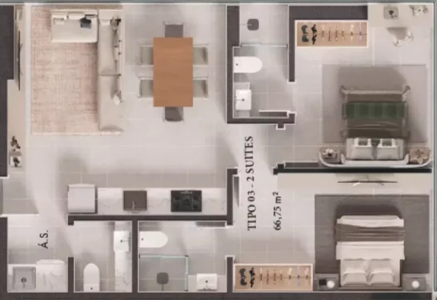 Imagem Alessio - Apartamento à venda no bairro Perequê - Porto Belo/SC